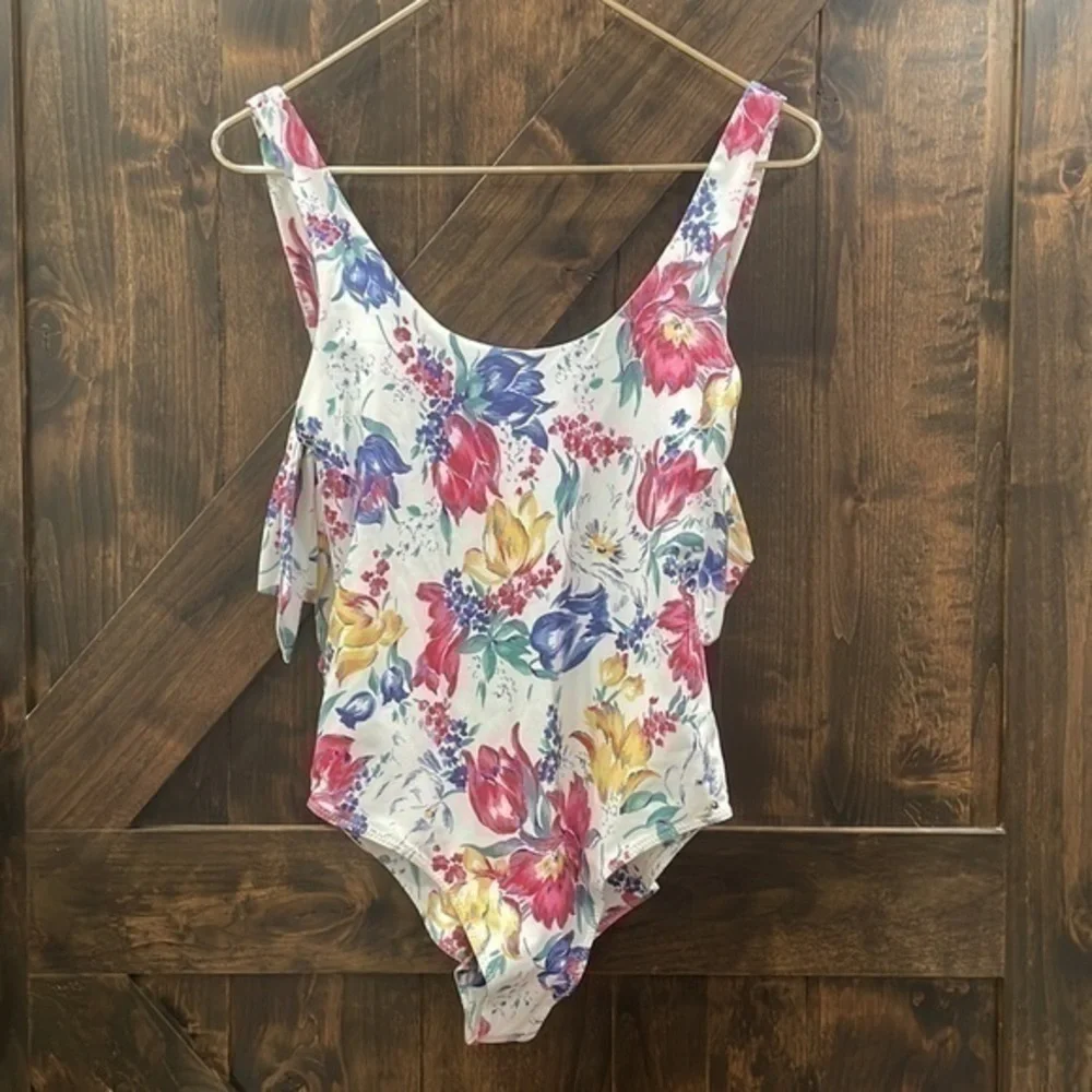 LoveShackFancy One Piece Swimsuit Posy Floral NWT